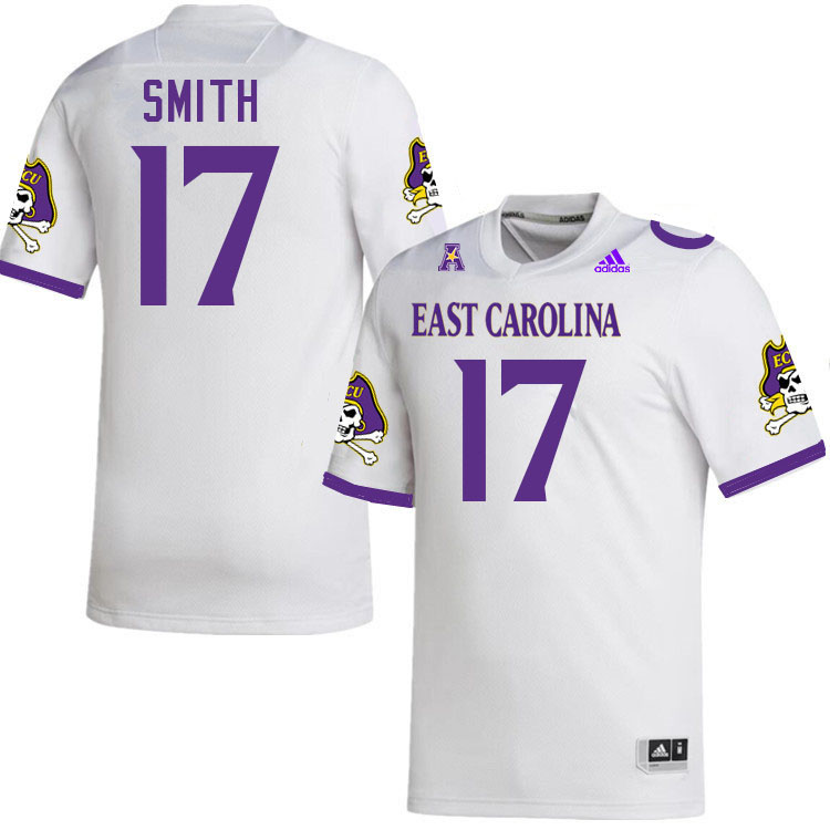 Anthony Smith ECU Jersey,East Carolina Pirates #17 Anthony Smith Jersey Youth College-White